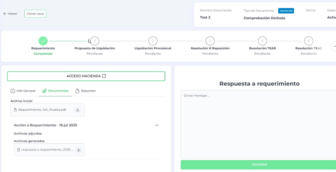notificaciones AEAT, captura de la app de Ai Consultas