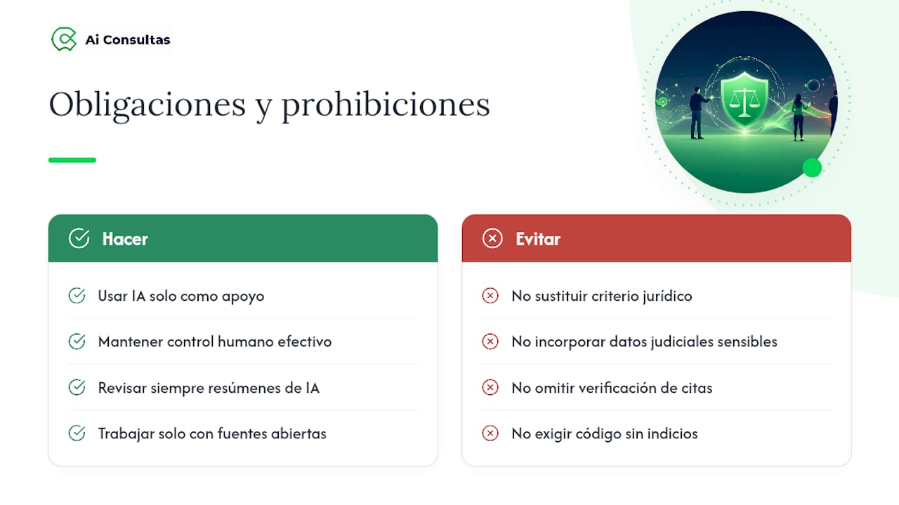 Instrucción 2/2026 del CGPJ y la sanción del TSJC: qué cambia para los despachos — overview diagram