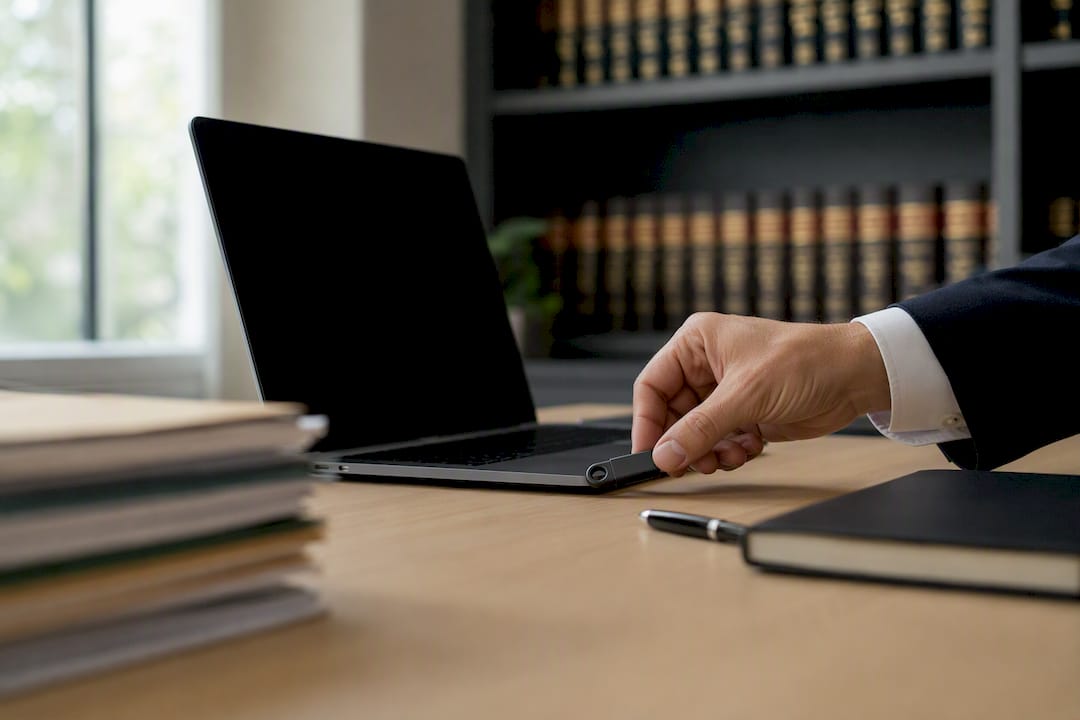 Escritorio legal equipado con resumen automático por IA