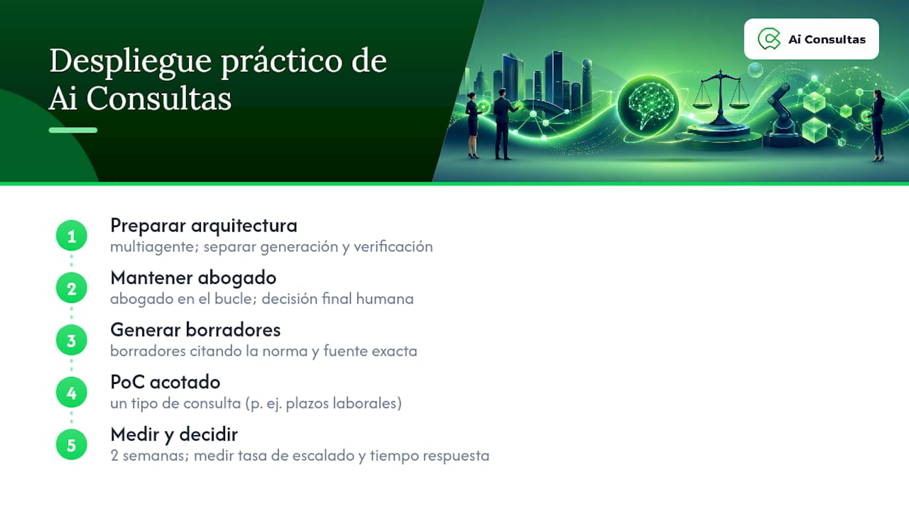 Cómo aplica Ai Consultas este modelo en la práctica — overview diagram