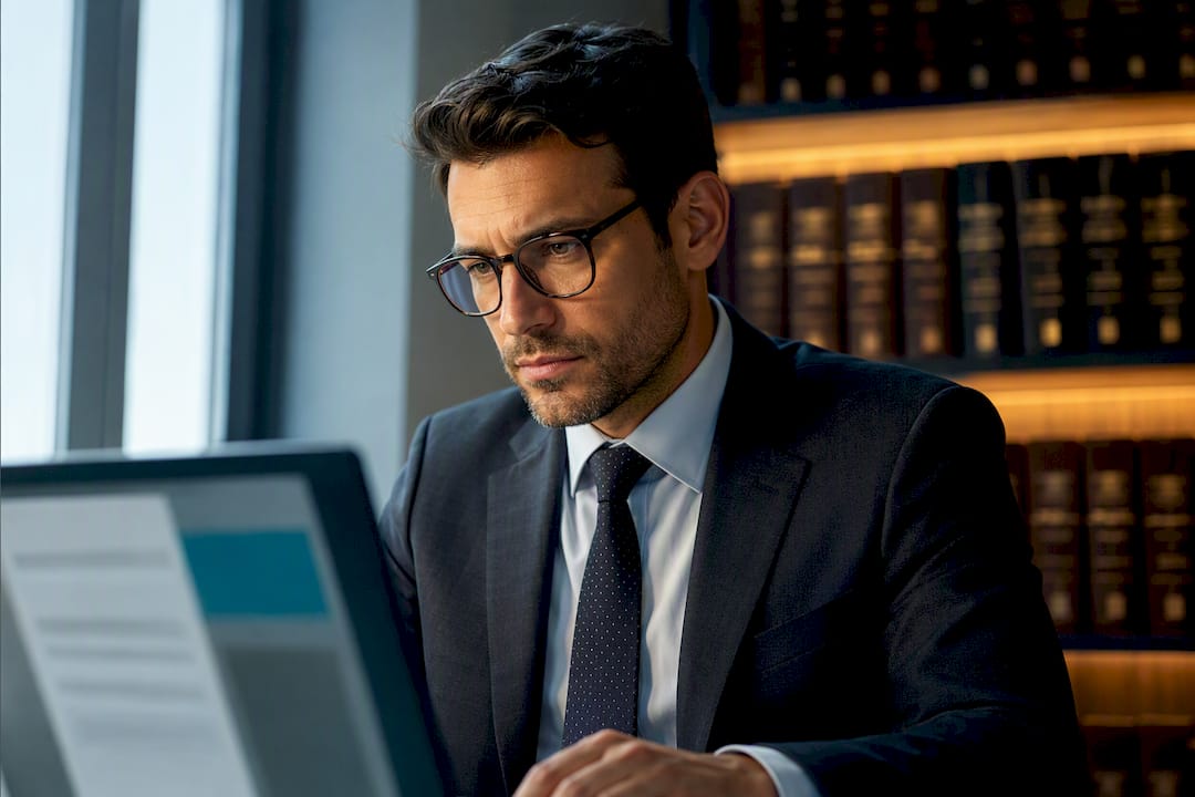 Especialista consultando fuentes jurídicas confiables