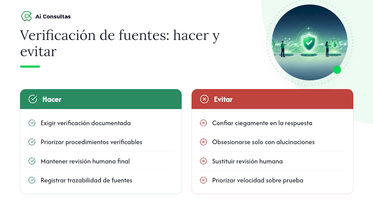 Lo que el sector todavía subestima sobre la verificación de fuentes en IA jurídica — overview diagram