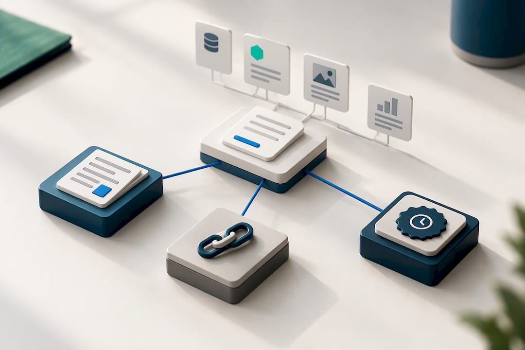 Componentes visuales de la trazabilidad legal